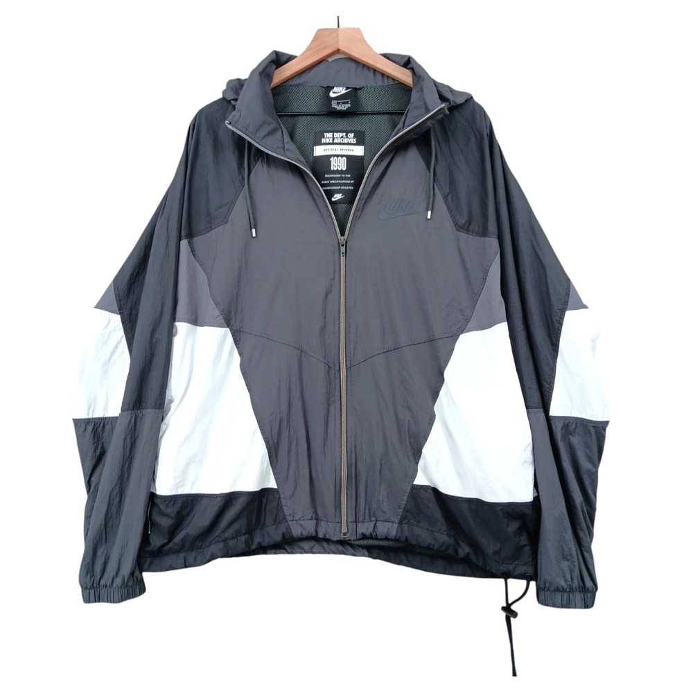 Nike Windrunner Jacket Mens L Gray Colorblock‎ Dept of Nike Archives AR1869-060